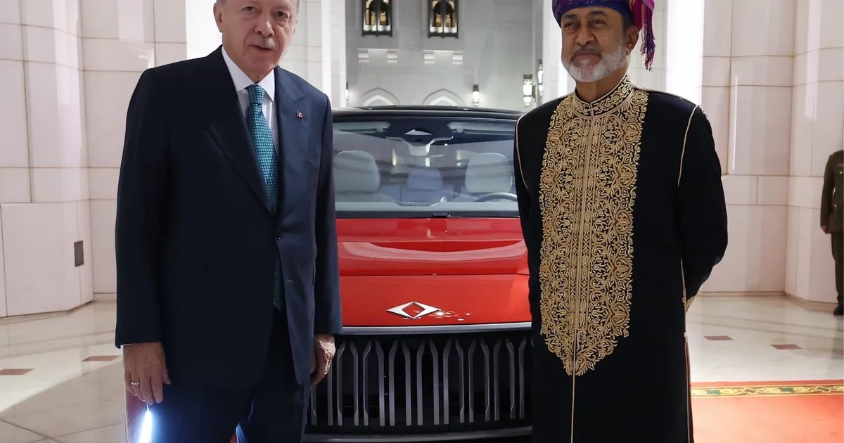 Bir Togg da Umman Sultanı’na