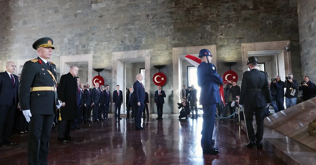 Cumhurbaşkanı Erdoğan, Anıtkabir’de