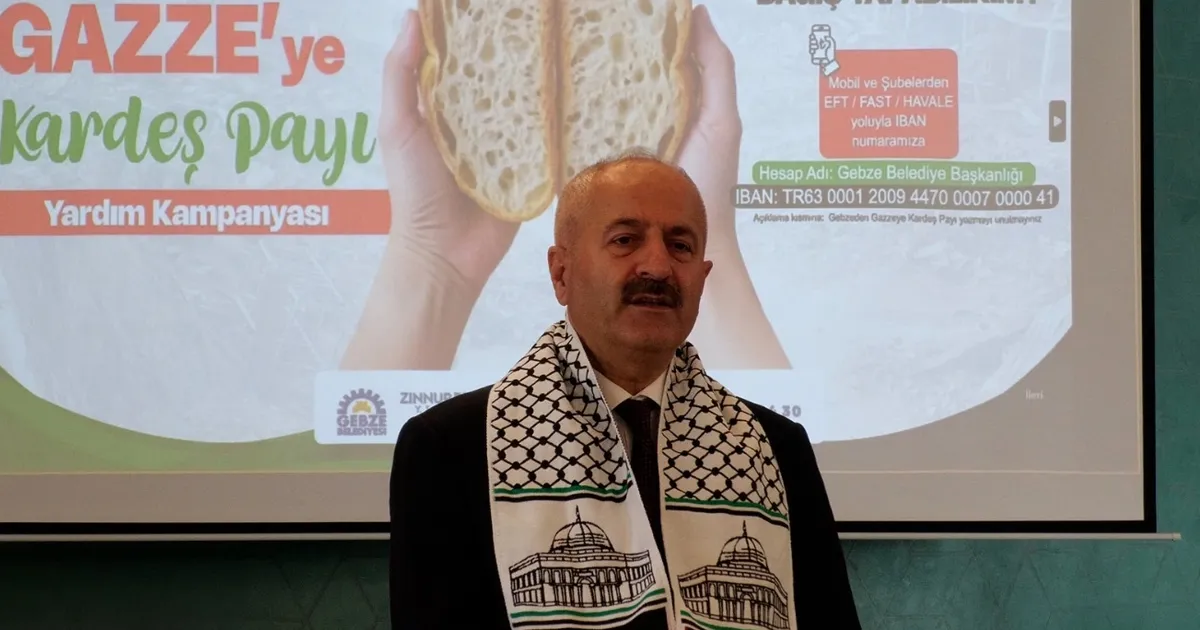 Gebze’den Gazze’ye kardeş payı