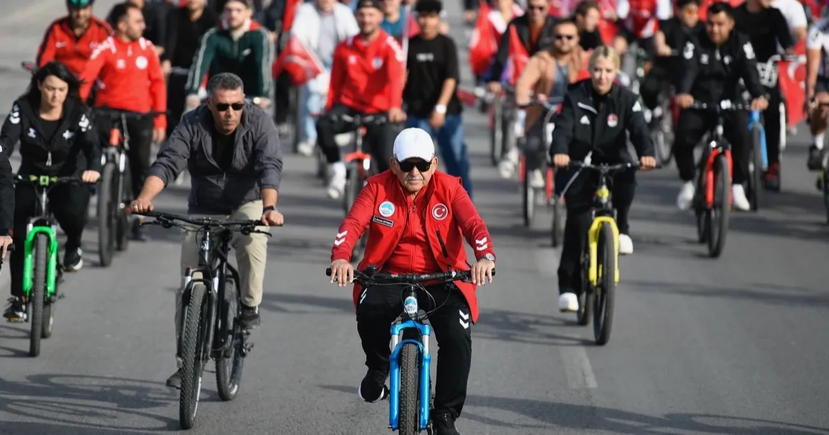 Kayseri ‘Cumhuriyetin Gücüyle’ pedalladı