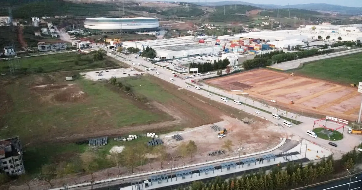 Kocaeli’de milli maç için 220 dönümlük dev organizasyon alanı hazır
