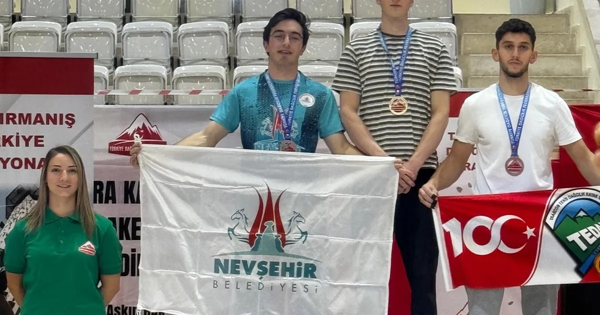 Nevşehirli sporcu Türkiye ikincisi oldu