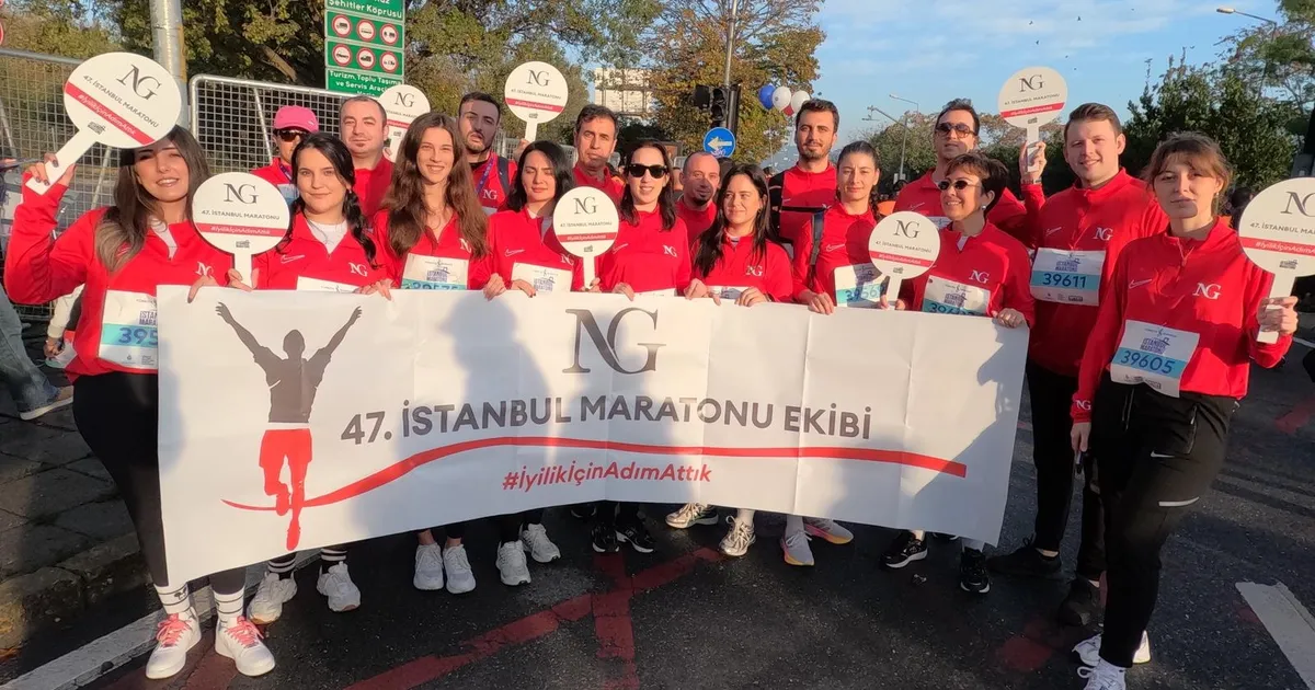 47. İstanbul Maratonu’nda  NG Grup adımları iyiliğe attı!
