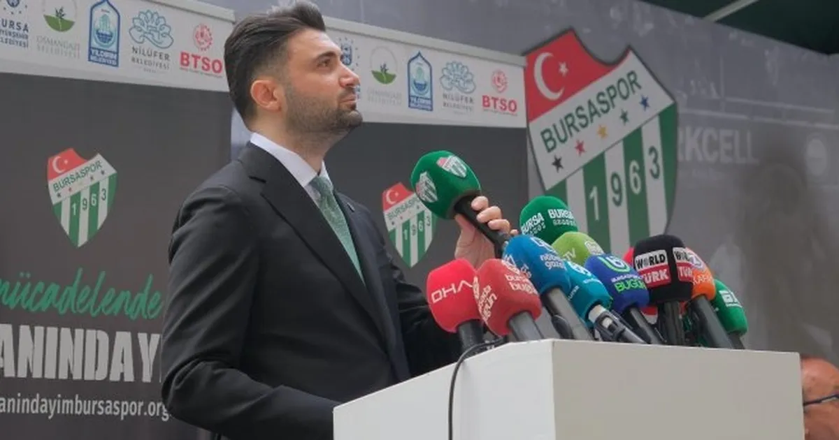 Bursaspor Başkanı Enes Çelik: Bu takım bir üst lige çıkacak