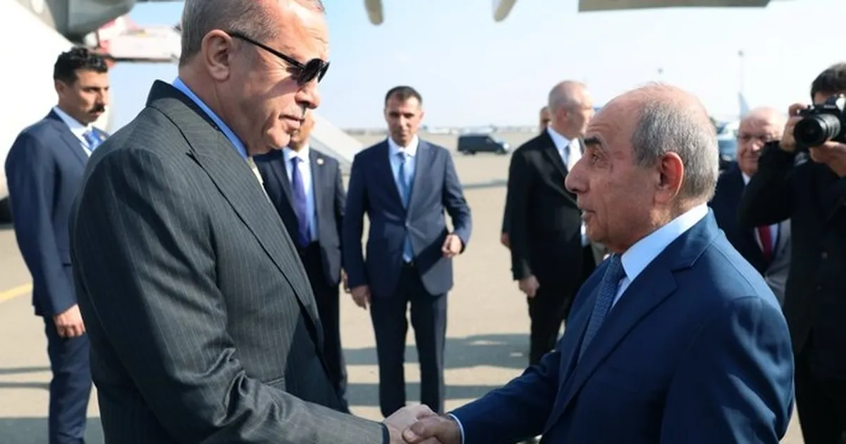 Cumhurbaşkanı Erdoğan Zafer Günü için Bakü’de