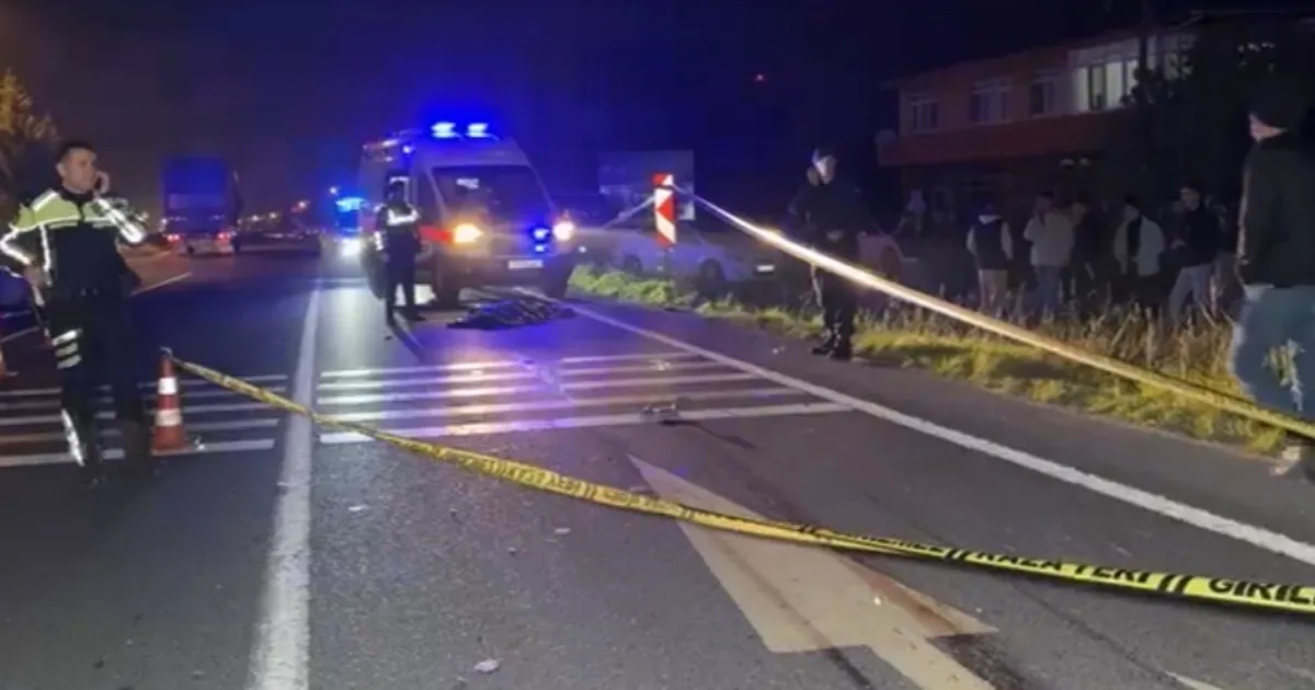 Düzce’de trafik kazası! Yaşlı yaya feci şekilde can verdi