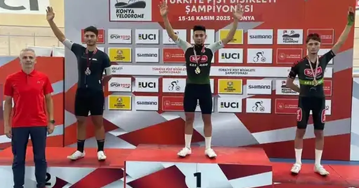 Konya Veledromu’nda Torku rüzgar! Madalyalar peş peşe
