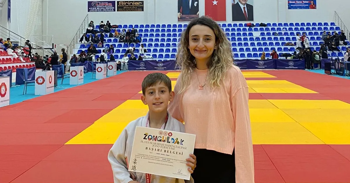 Kütahyalı minik judocudan gururlandıran başarı