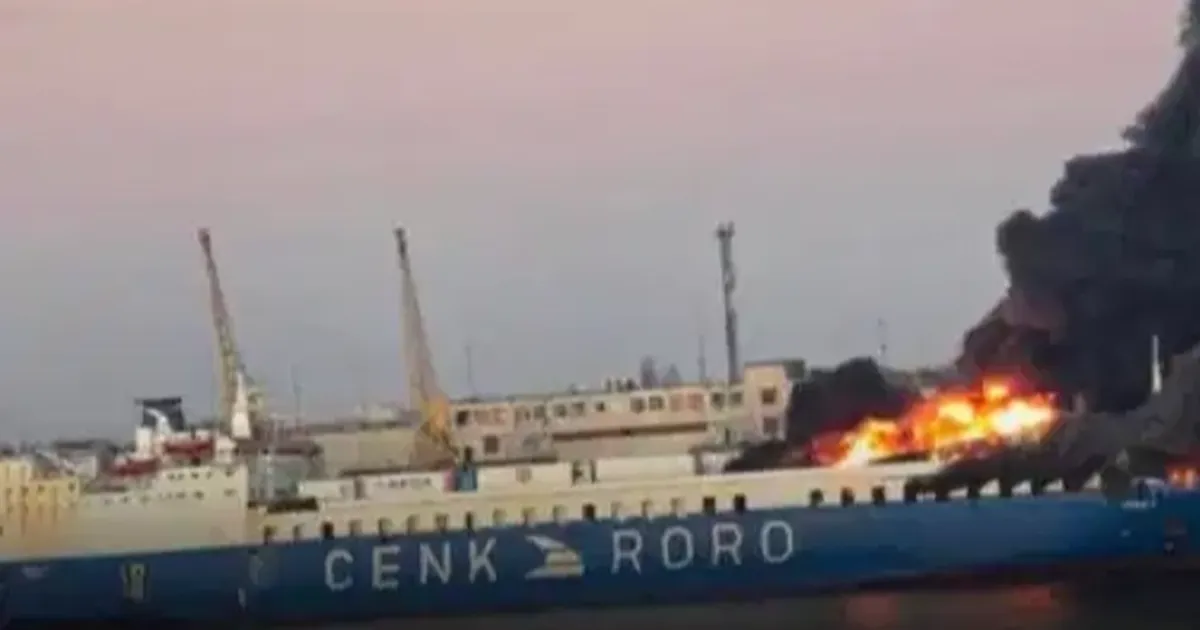 Rusya, Türk yük gemisini vurdu