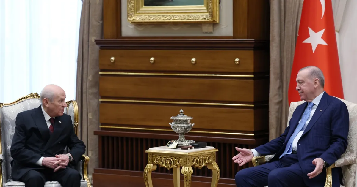 Bahçeli, Cumhurbaşkanlığı Külliyesi’nde