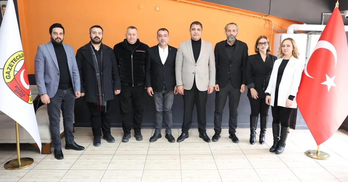 Düzce Valisi Arslan’dan Gazeteciler Cemiyeti’ne ziyaret