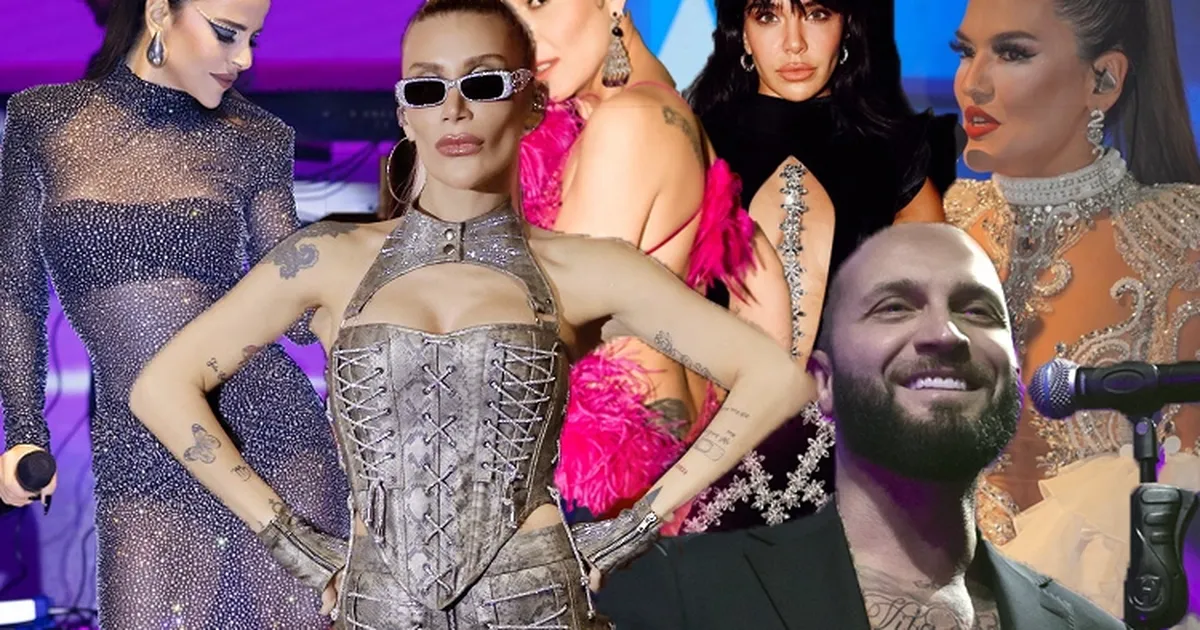 Ünlü isimler yeni yılı sahne ışıkları altında karşıladı