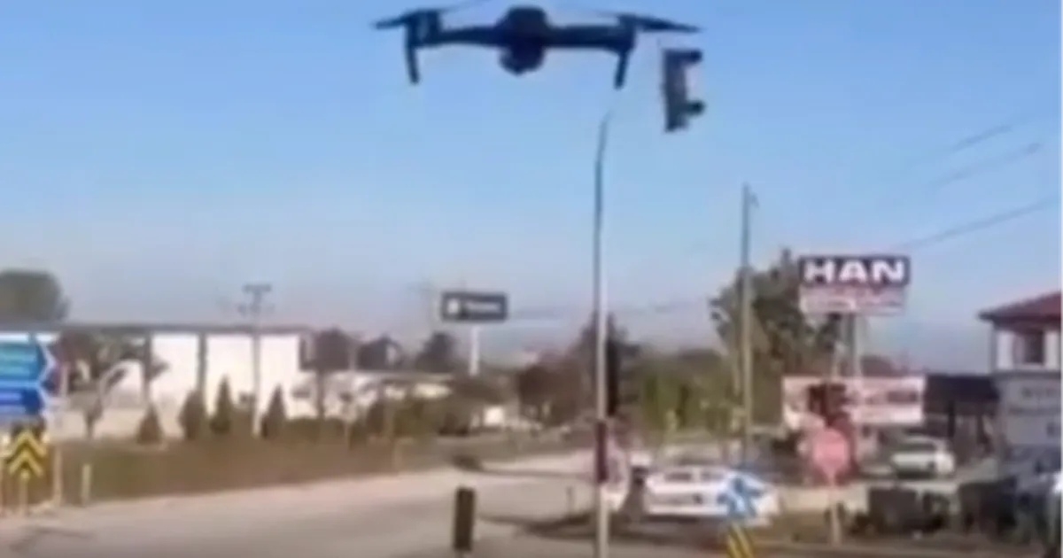 Düzce’de drone destekli trafik denetimleri sürüyor