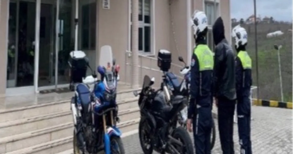 Düzce’de tehlikeli gösteri cezasız kalmadı