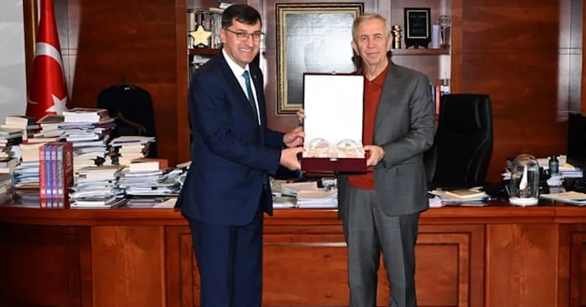 Eyüp Kahveci’den Mansur Yavaş’a ziyaret
