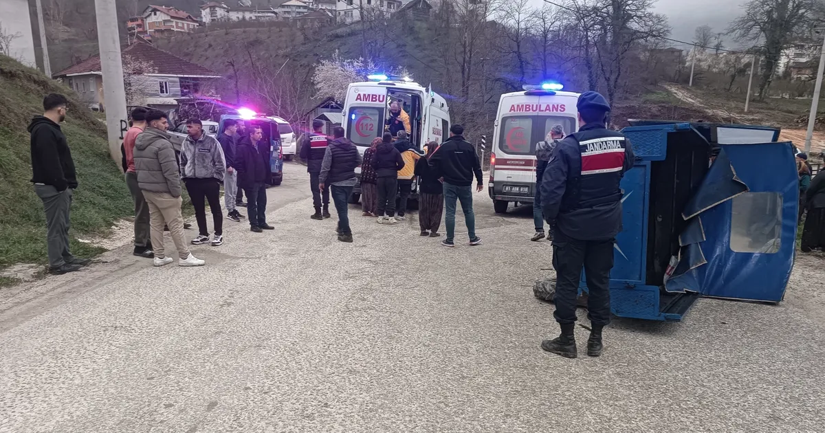 Düzce Yığılca’da patpat kazası: 2 yaralı