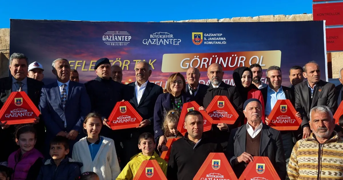 Gaziantep’te reflektör seferberliği