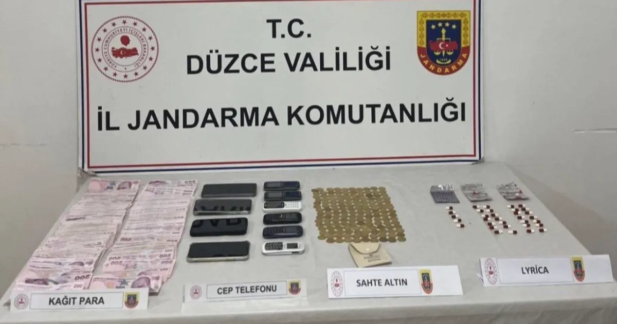 Düzce’de sahte altın dolandırıcılığı: 4 gözaltı