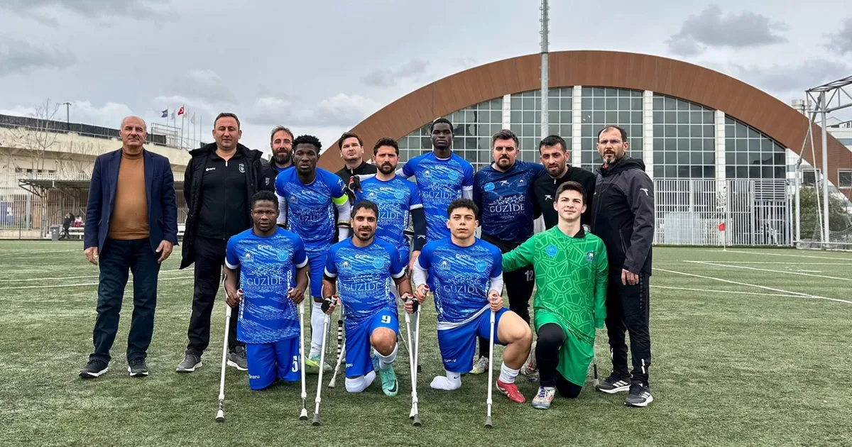 Gebze’de Ampute Futbol Takımı’ndan önemli galibiyet