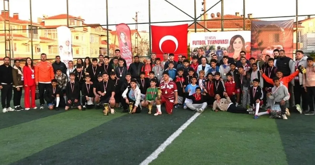 Tekirdağ’da miniklerden futbol resitali