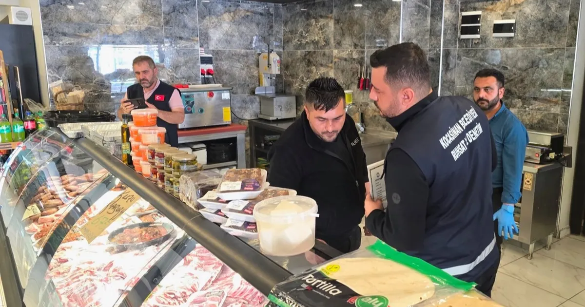Kayseri Kocasinan’da bayram öncesi kasaplara sıkı denetim