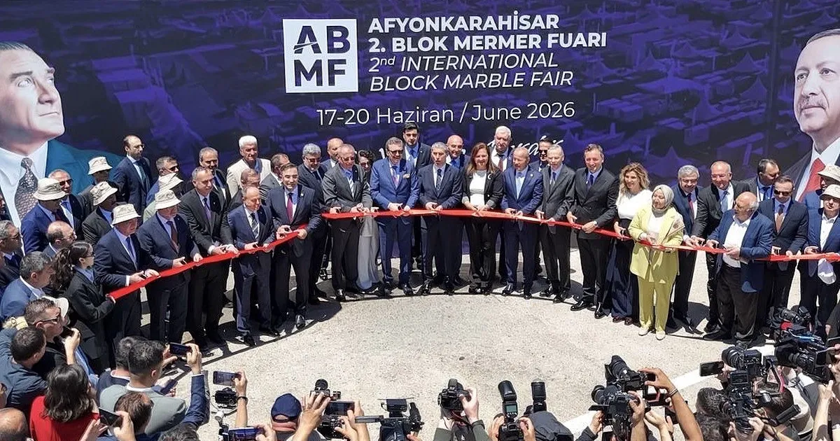 Afyonkarahisar Blok Mermer Fuarı kapılarını açtı… 183 yabancı alıcı Türkiye’de