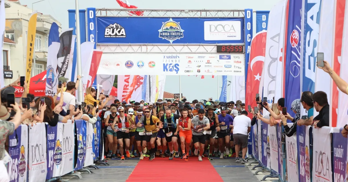 Bursa Mudanya’da 1040 sporcu tarihin izinde koştu