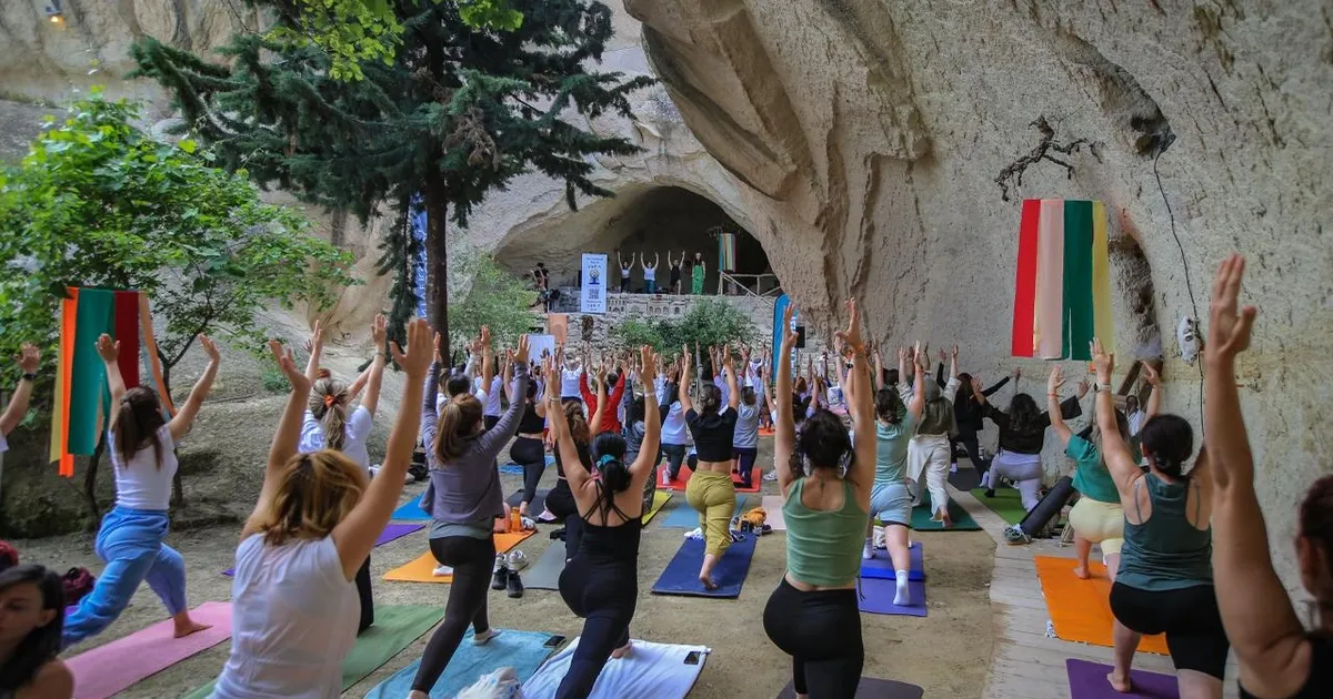 Kapadokya’nın ilk Yoga Festivali’ne büyük ilgi