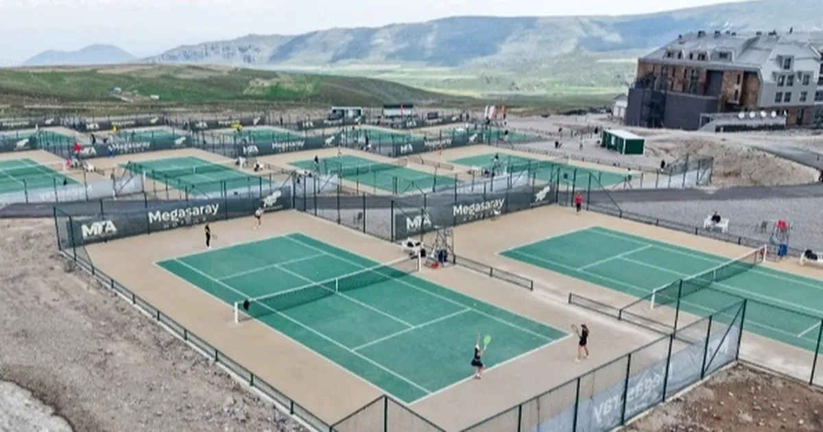 Kayseri Erciyes’te Dünya Tenis Turu heyecanı