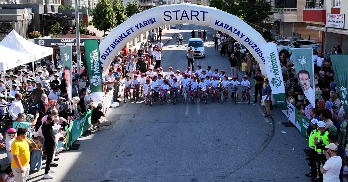 Konya Karatay’da 9. Düz Bisiklet’e ilgi yoğun oldu