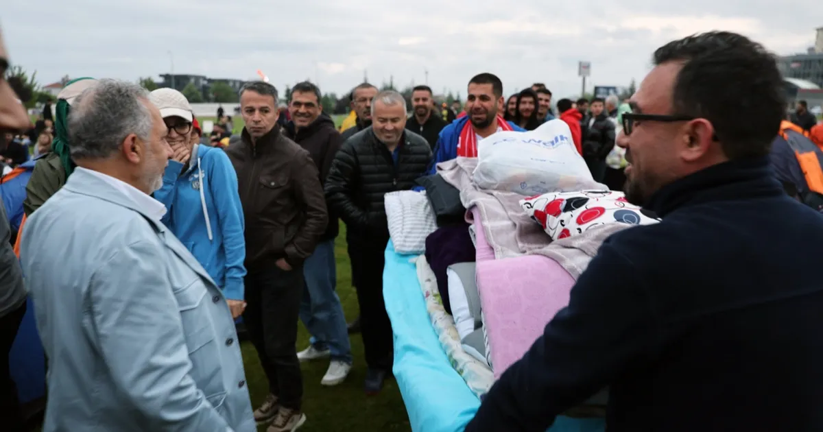 Milli heyecan Kayseri Talas’ta yürekleri ısıttı