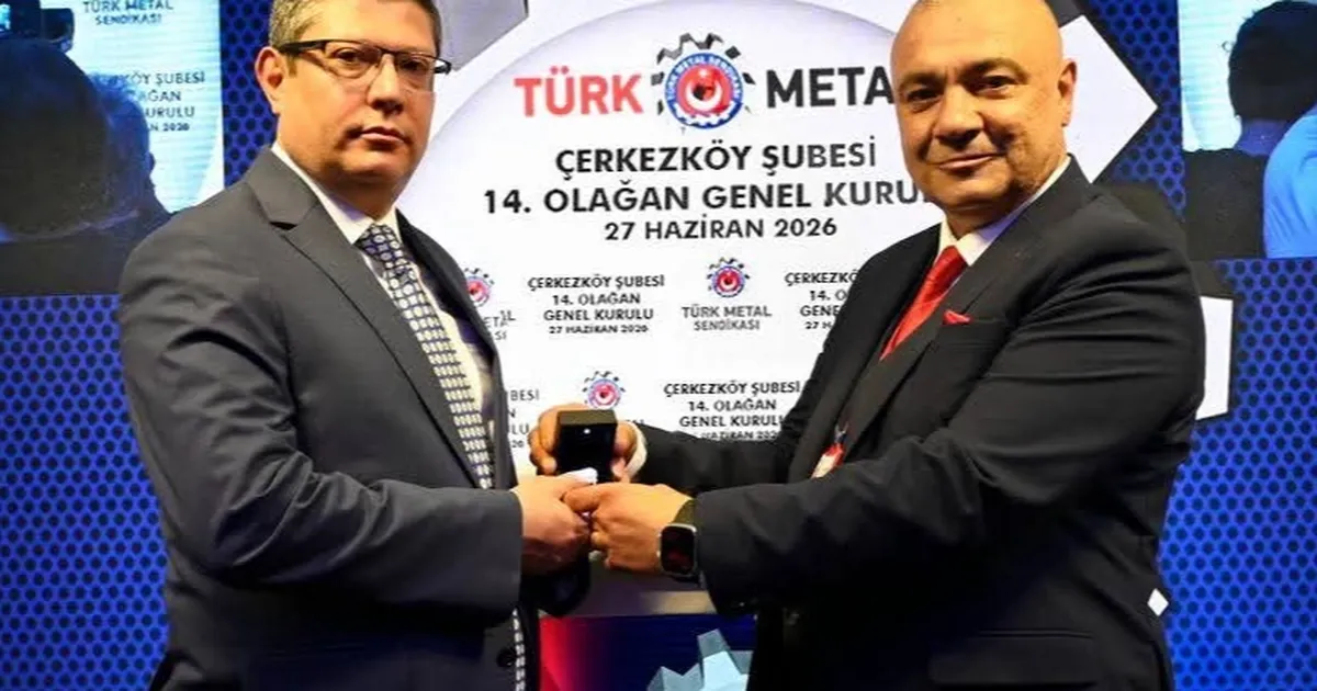 Türk Metal Çerkezköy Şubesi’nde genel kurul coşkusu