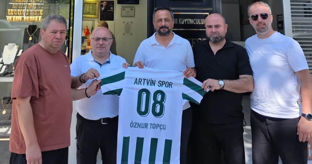 Artvinspor’dan Artvinli iş insanı Topçu’ya ziyaret