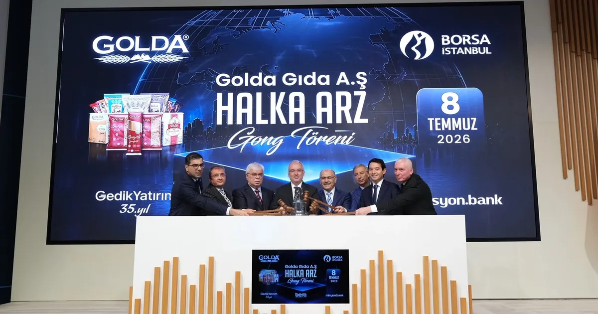 Bu kez gong ‘Gold Gıda’ için çaldı