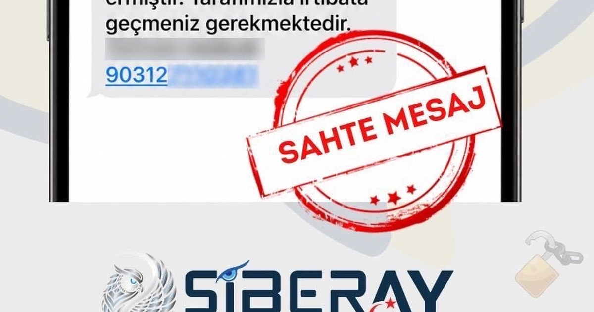 SİBERAY’dan sahte icra ve e-tebligat mesajlarına karşı kritik uyarı