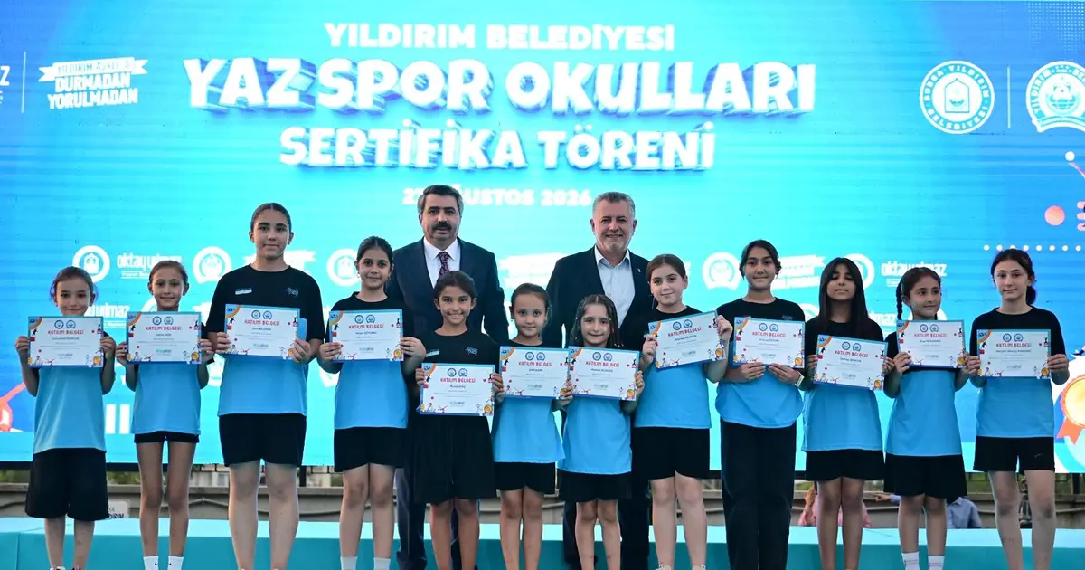 Bursa Yıldırım’da 16 branşta 36 bin 818 çocuğa spor imkanı