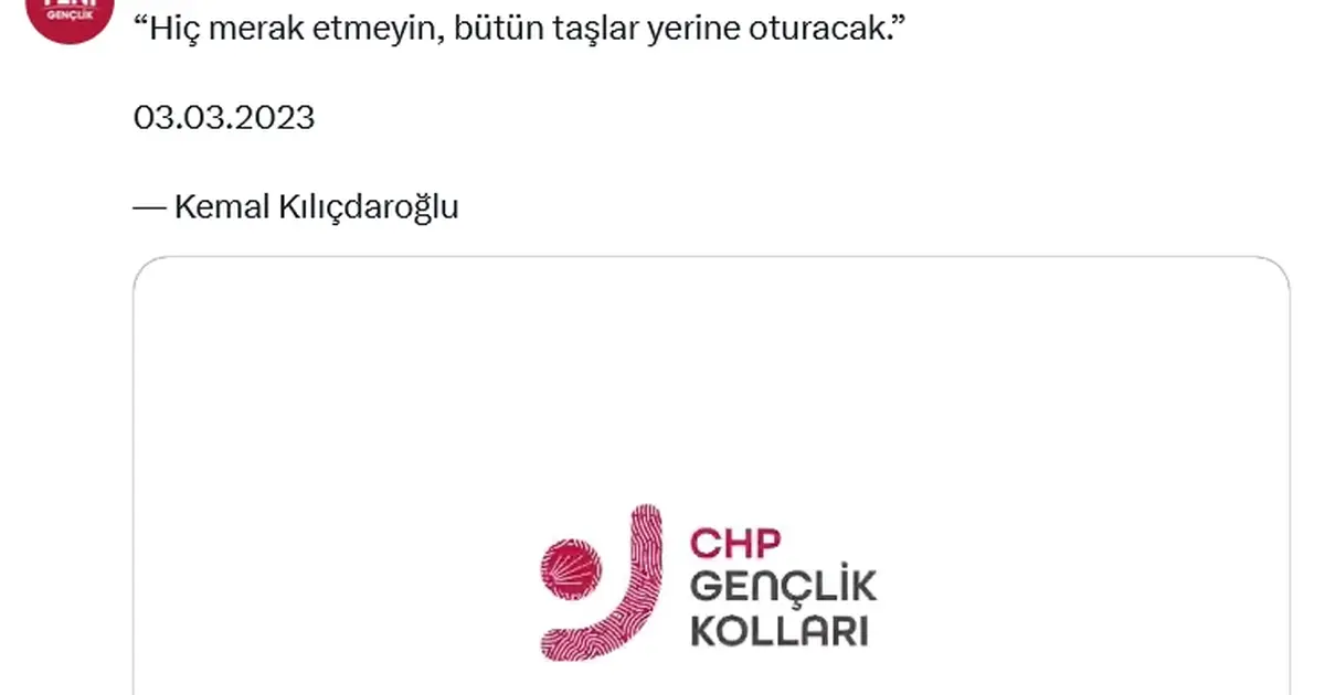 CHP Gençlik Kolları, YENİ Parti’nin ele geçirdiği X hesabını geri aldı!