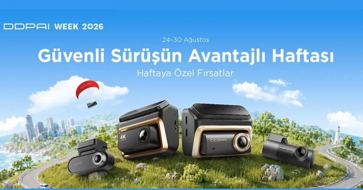 DDPAI Week ilk kez Türkiye’de başlıyor… Akıllı araç kameralarında özel indirimler ve hediyeler