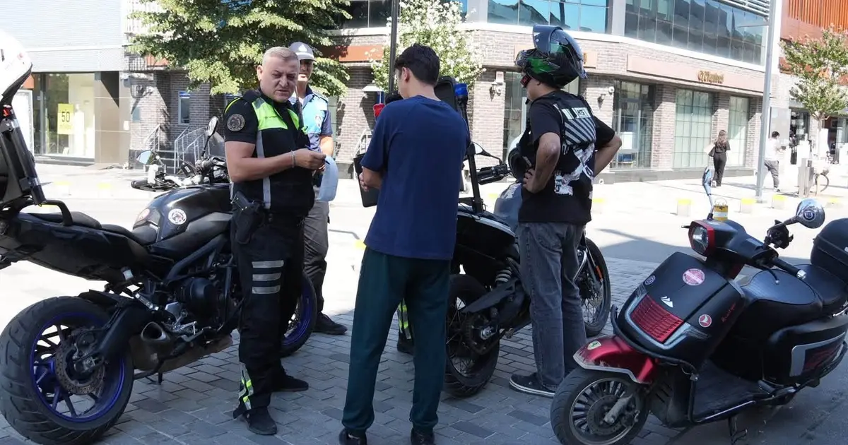 Düzce’de yaya yollarında motorlu araç denetimi