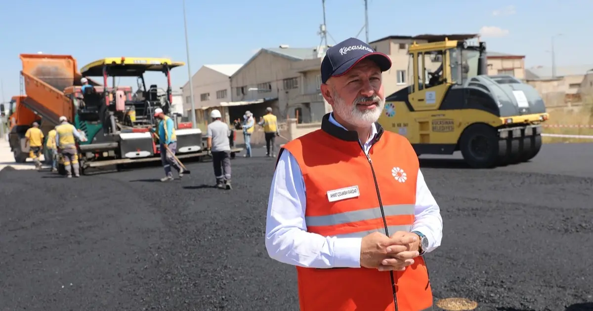 Kayseri Kocasinan’dan sanayi sitelere nefes aldıracak yol hamlesi