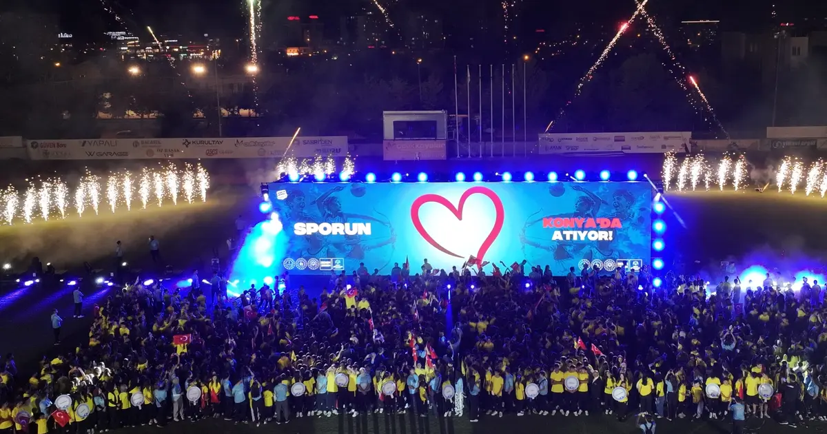 Konya’da Spor Okulları Olimpiyatları coşkusu