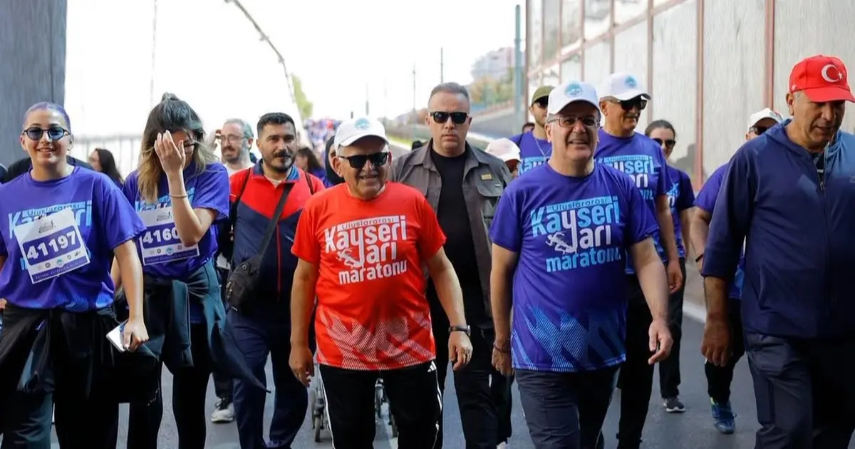 6’ncı Uluslararası Kayseri Yarı Maratonu gerçekleştirildi