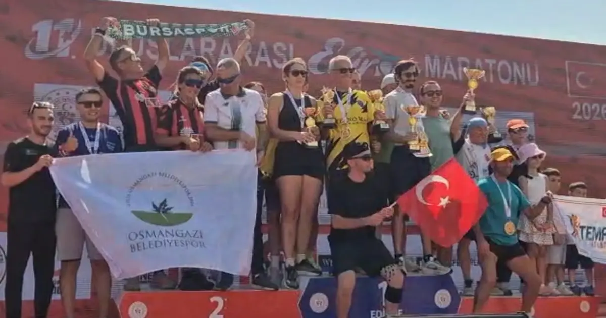 Edirne Yarı Maratonu’nda Keşan fırtınası