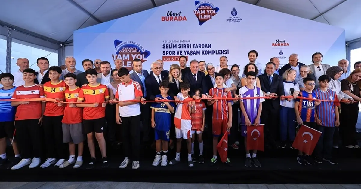 İstanbul’da Selim Sırrı Tarcan Spor ve Yaşam Kompleksi hizmete açıldı