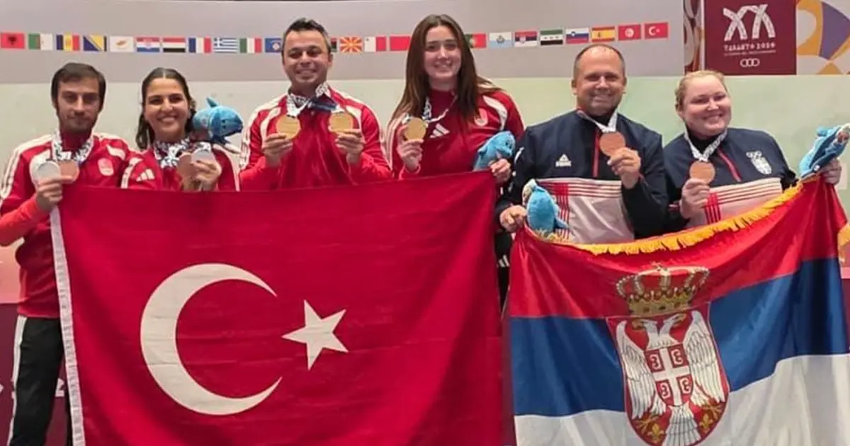 Jandarma sporcularından Akdeniz Oyunları’nda altın madalya