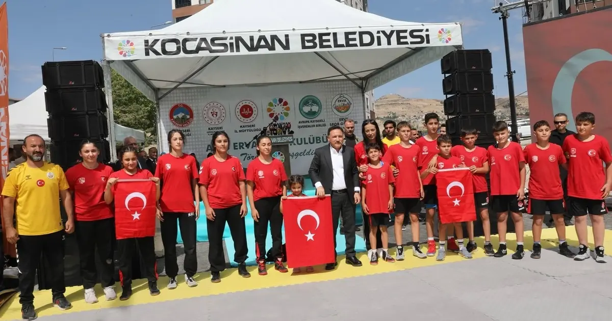 Kayseri Kocasinan’da 75’inci Erva Spor Okulu hizmete açıldı