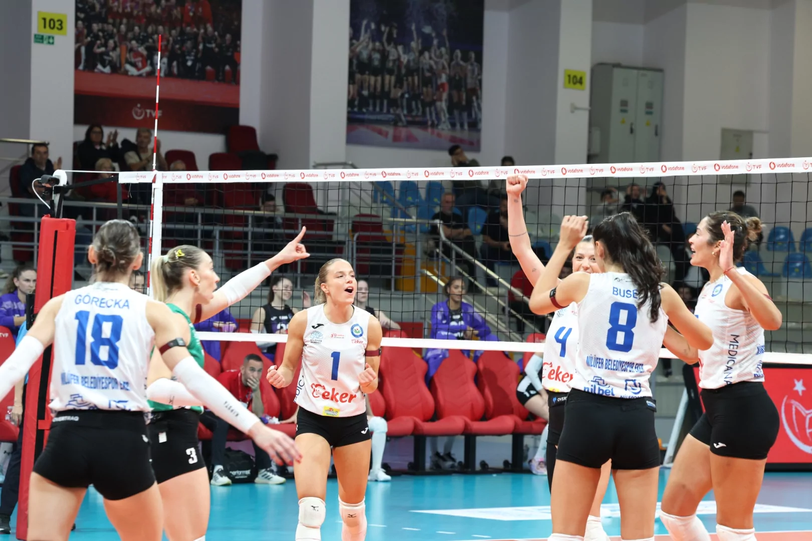 Bursa Nilüfer Belediyespor Eker sezonun ilk galibiyetini aldı