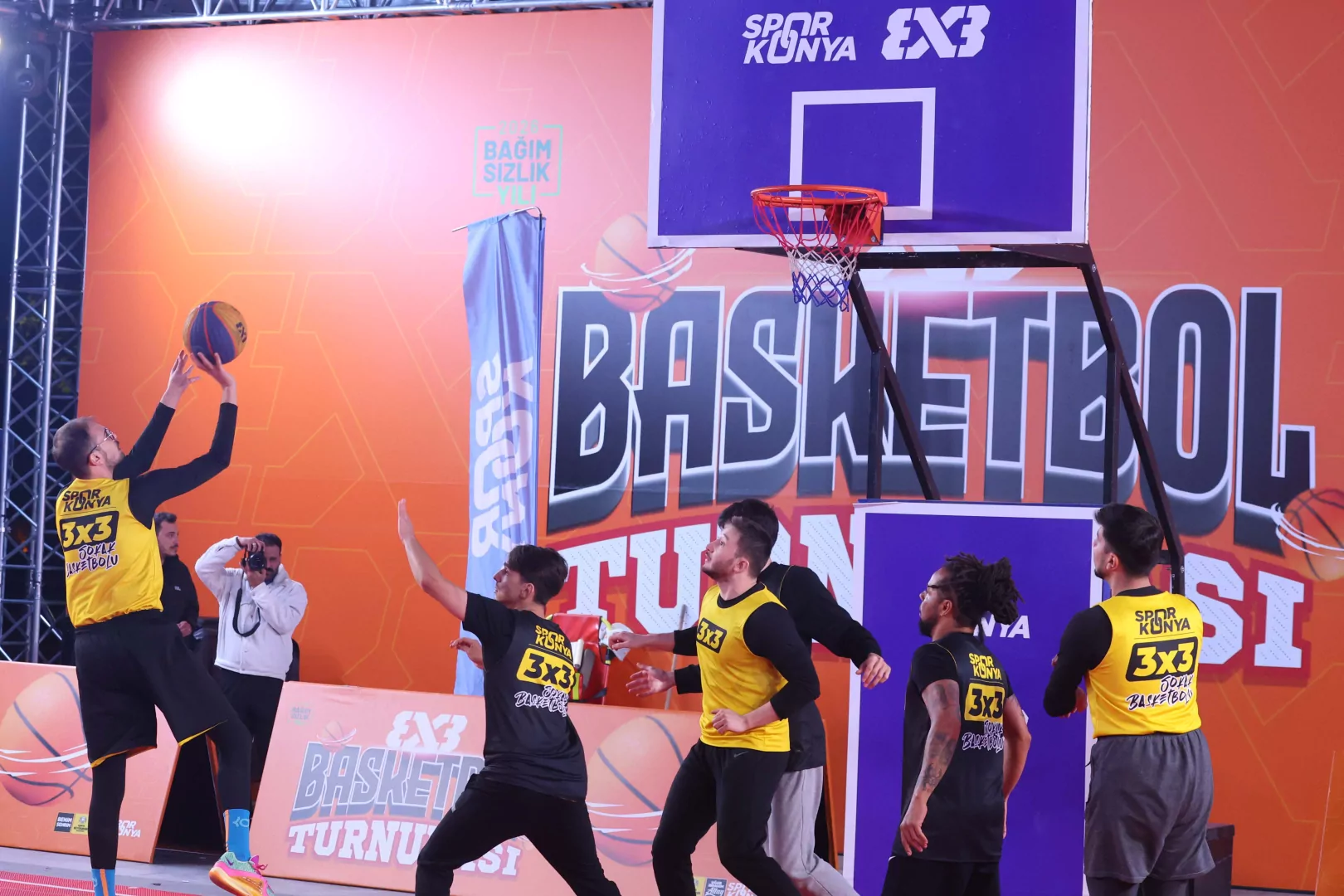 Konya’da 3×3 basketbol turnuvası heyecanı