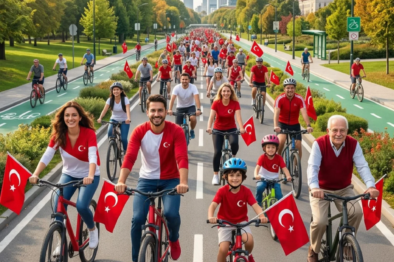 Türkiye, 29 Ekim’de 81 ilde pedallayacak